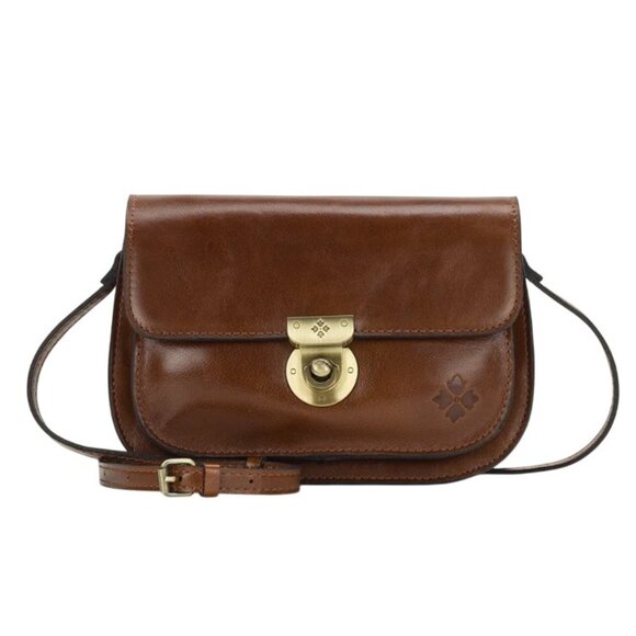 Patricia Nash Handbags - NWT PATRICIA NASH Besano Crossbody Bag COGNAC BROWN Leather Shoulder Handbag